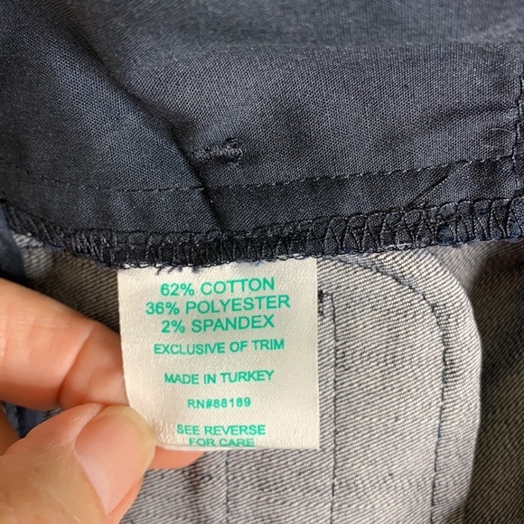 Lilly Pulitzer‎ Navy Blue Wide Leg Trouser Jeans Career Casual Sz 4 - Picture 5 of 6